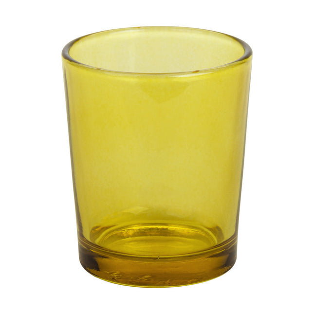 10 Pack Yellow Glass Votive Candle Holders Table Centreoieces  Xmas Wedding Anniversary Event Recption Party Function or Home Decor 2