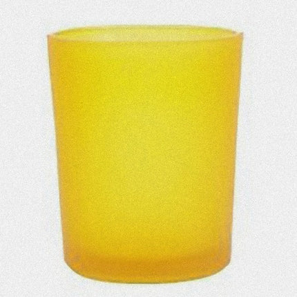 10 Pack Yellow Frosted Glass Votive Candle Holders Table Centreoieces  Xmas Wedding Anniversary Event Recption Party Function or Home Decor 5