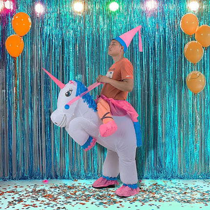 UNICORN Fancy Dress Inflatable Suit -Fan Operated Costume 2
