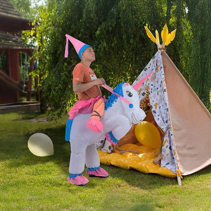 UNICORN Fancy Dress Inflatable Suit -Fan Operated Costume 5