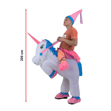 UNICORN Fancy Dress Inflatable Suit -Fan Operated Costume 11