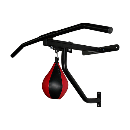 Wall Chin Up & Pull Up Bar with Punching Bag and Speedball Station Combo 5