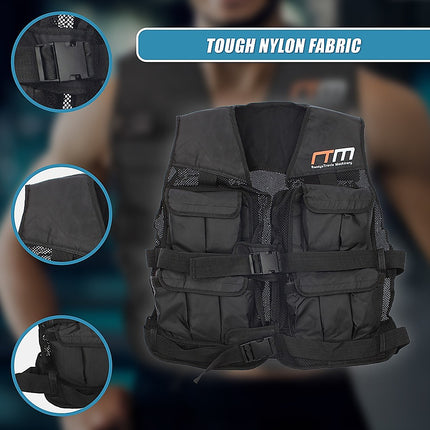 20LBS Weighted Weight Gym Exercise Training Sport Vest 6