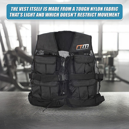 20LBS Weighted Weight Gym Exercise Training Sport Vest 7