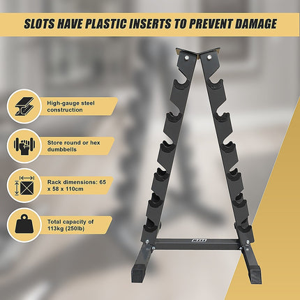Steel Vertical Dumbbell Rack Weight Stand 8