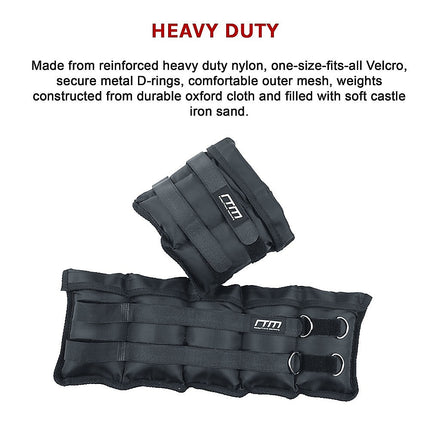 10kg Adjustable Ankle/Wrist Weight Straps 9