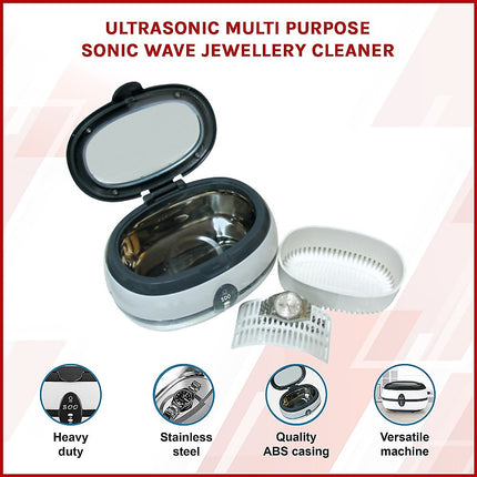 Ultrasonic Multi Purpose Sonic Wave Jewellery Cleaner 4