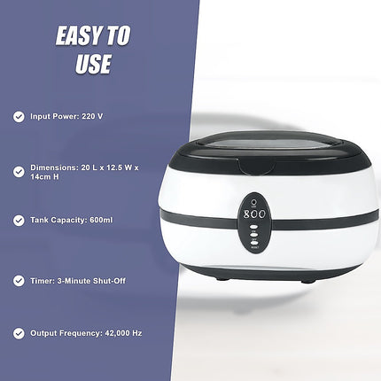 Ultrasonic Multi Purpose Sonic Wave Jewellery Cleaner 8