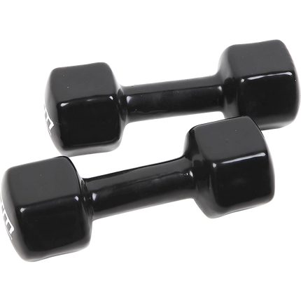 5kg Dumbbells Pair PVC Hand Weights Rubber Coated 4