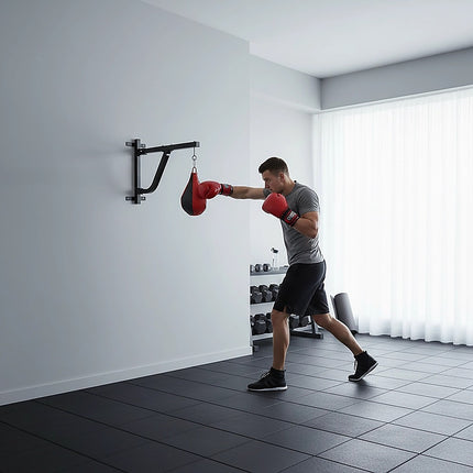 Boxing Punching Bag Wall Pivot Rack – Swivel Mount for Home Gym 5