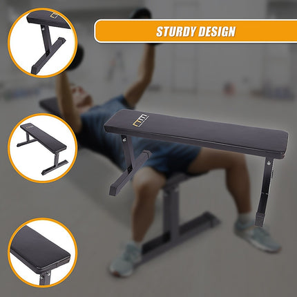 Weights Flat Bench Press Home Gym 7
