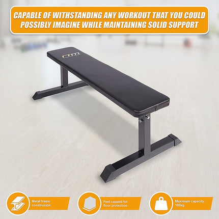Weights Flat Bench Press Home Gym 8