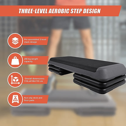 Aerobic Workout 4 Block Bench Step 9