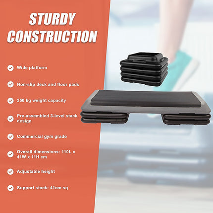 Aerobic Workout 4 Block Bench Step 10
