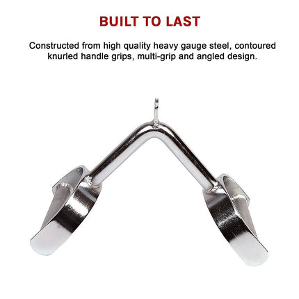 Randy & Travis D-Handle Row Gym Handle Bar Attachment 9