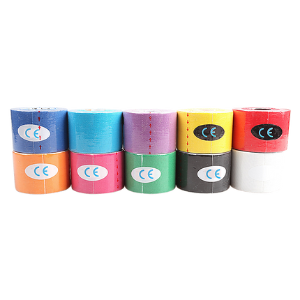 10 Rolls Muscle & Injury Kinesiology Sports Tape 5m x 5cm – Waterproof Support 7