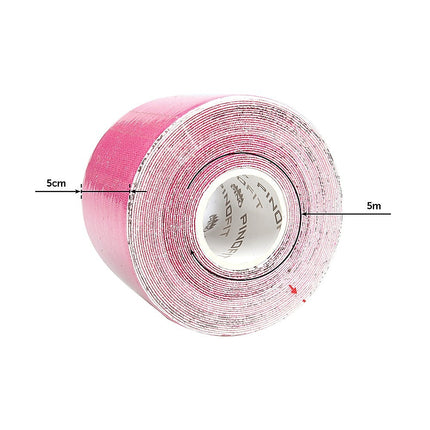 10 Rolls Muscle & Injury Kinesiology Sports Tape 5m x 5cm – Waterproof Support 12