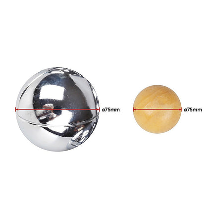 Deluxe Boules Bocce 8 Alloy Ball Set 10