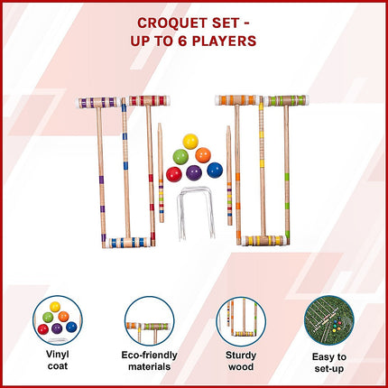 Croquet Set - Up to 6 Players 3