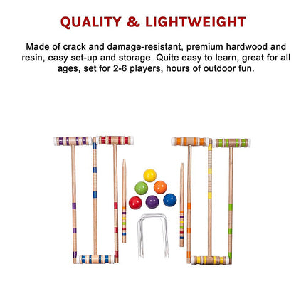 Croquet Set - Up to 6 Players 9