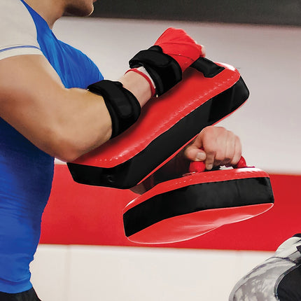 2 x Thai Boxing Punch Focus Pad Mitts Training Strike Shields Set 6