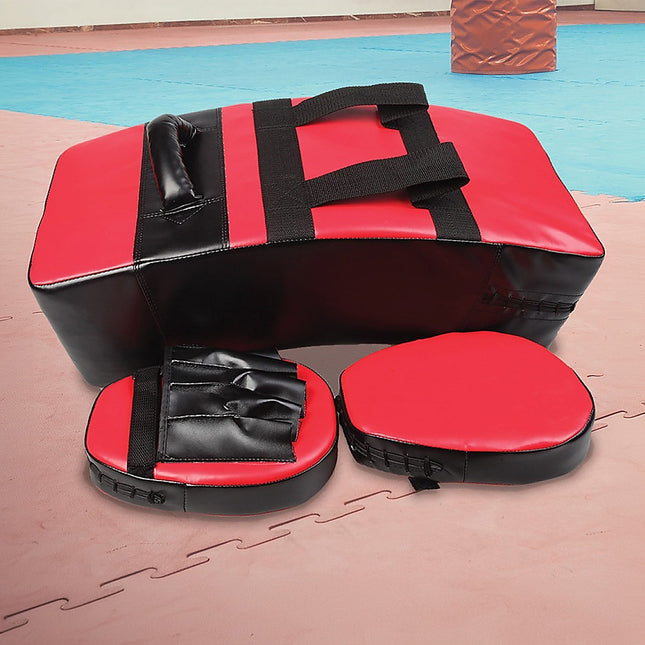 Kickboxing Shield & Punching Pad Combo – Sparring Training Strike Set 2