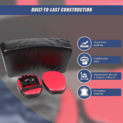 Kickboxing Shield & Punching Pad Combo – Sparring Training Strike Set 7