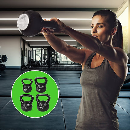 4pcs Exercise Kettle Bell Weight Set 20KG 2