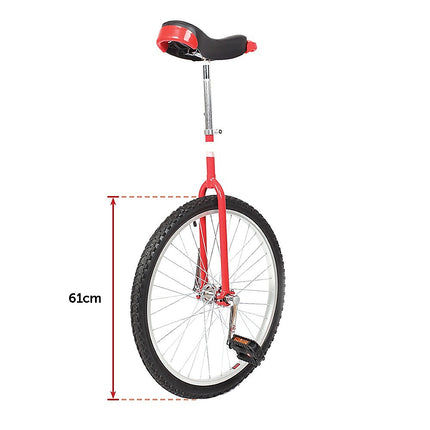 24 Inch Pro Circus Unicycle for Performance Training Indoor Show Use 5