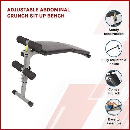 Adjustable Abdominal Crunch Sit Up Bench 3