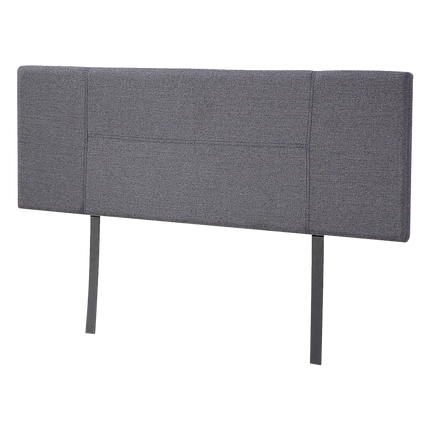 Linen Fabric Queen Bed Headboard Bedhead - Grey
