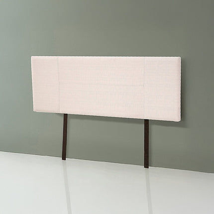 Linen Fabric Queen Bed Headboard Bedhead - Beige 5