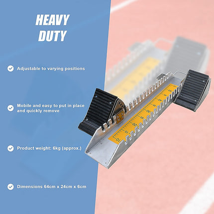 Athletics Starting Block for Sprint Training – Adjustable Track Running Equipment 8