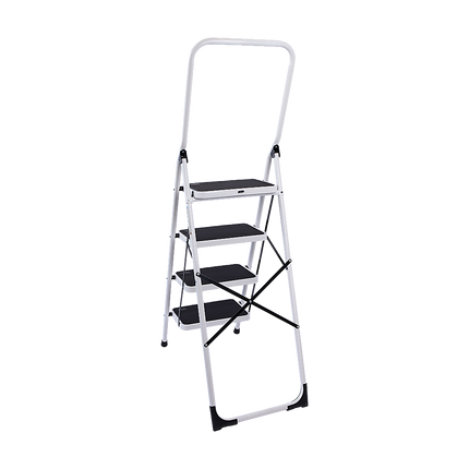Foldable Non Slip 4 Step Steel Ladder 8