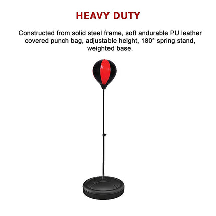 Kids Boxing Punching Bag Set – Children’s Training Gloves & Fitness Stand 10
