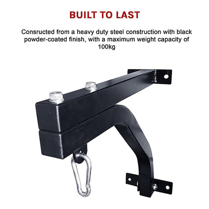 Heavy Duty Punch Bag Wall Bracket – Steel Boxing Bag Holder for Home Gym 10