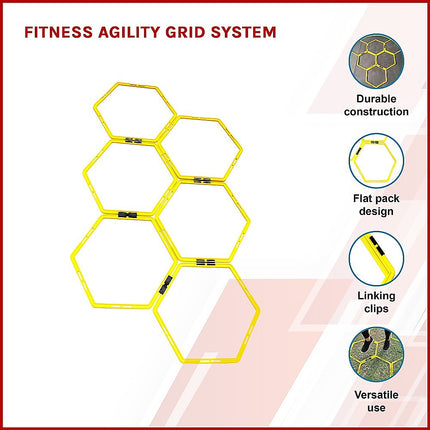 Fitness Agility Grid System for Speed and Footwork Training 3
