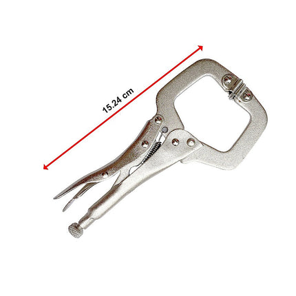10pc Heavy Duty Steel C-Clamps 6" Mig Welding Locking Plier Vice Grip 11