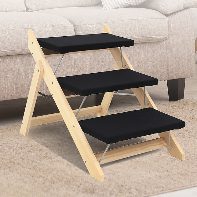 3 Steps Portable Dog Cat Pet Stairs 2