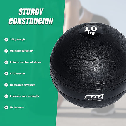 10kg Slam Ball No Bounce Crossfit Fitness MMA Boxing BootCamp 8