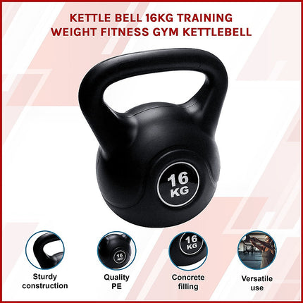 16kg Concrete Kettlebell Weight for Strength Training Home Gym 3
