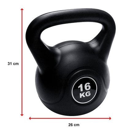 16kg Concrete Kettlebell Weight for Strength Training Home Gym 10