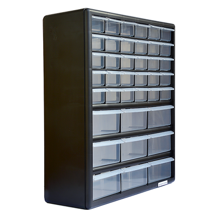 Storage Cabinet Drawers 39 Plastic Tool Box Containers Organiser Cupboard 6