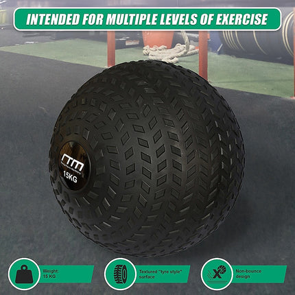 15kg Tyre Thread Slam Ball Dead Ball Medicine Ball for Gym Fitness 8