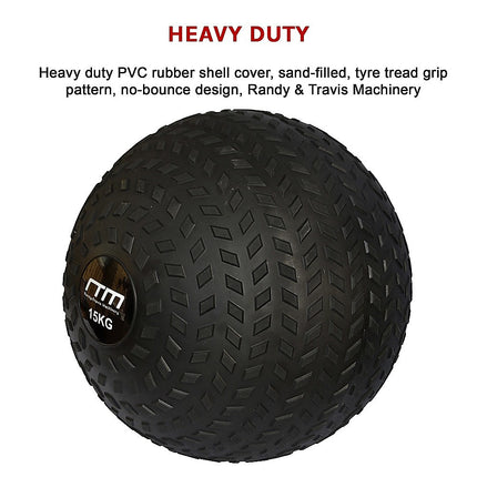 15kg Tyre Thread Slam Ball Dead Ball Medicine Ball for Gym Fitness 10