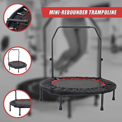 Mini Rebounder Trampoline with Adjustable Handle – Fitness Bounce Trainer 8