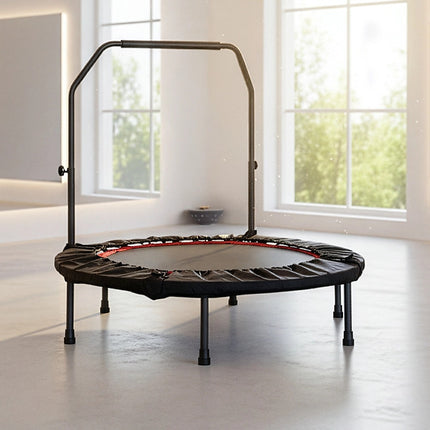 Mini Rebounder Trampoline with Adjustable Handle – Fitness Bounce Trainer 11