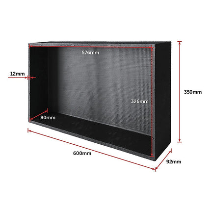 Shower Niche - 350 x 600 x 92mm Prefabricated Wall Bathroom Renovation 10