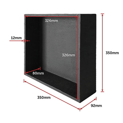 Shower Niche - 350 x 350 x 92mm Prefabricated Wall Bathroom Renovation 12