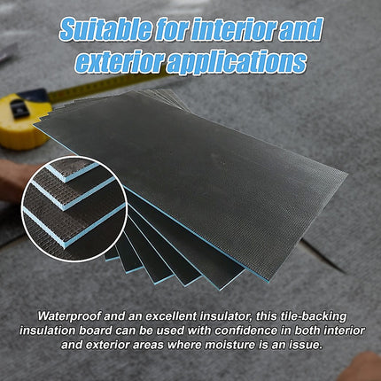 Tile Backer Insulation Board 10MM: 1200mm x 600mm - Box of 6 6